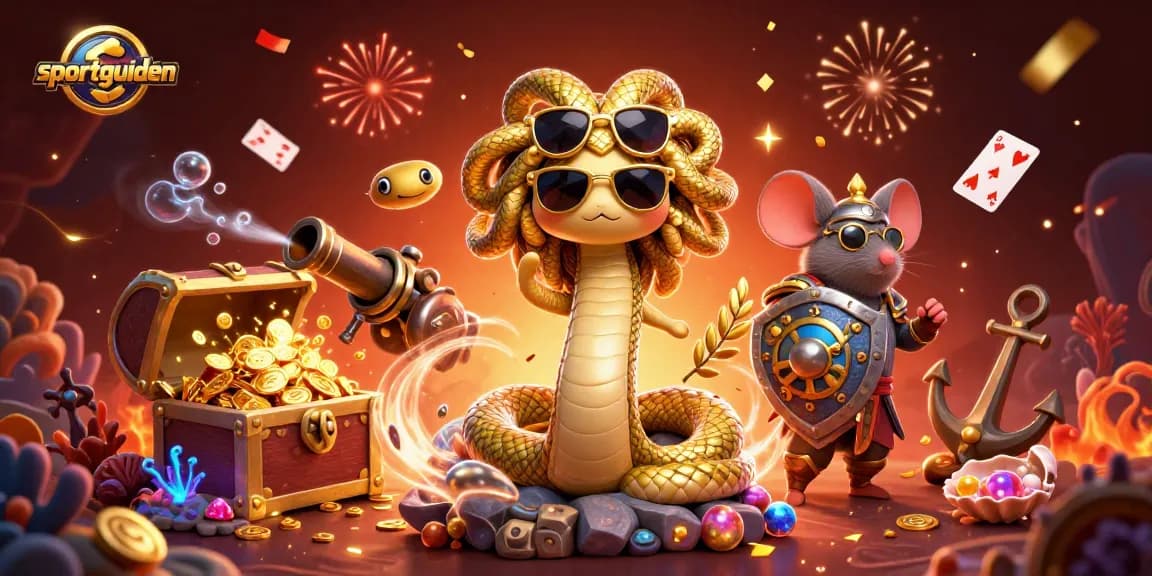 Pesan sportguiden untuk memulai pengalaman permainan slot yang menguntungkan dengan Medusa yang lucu.