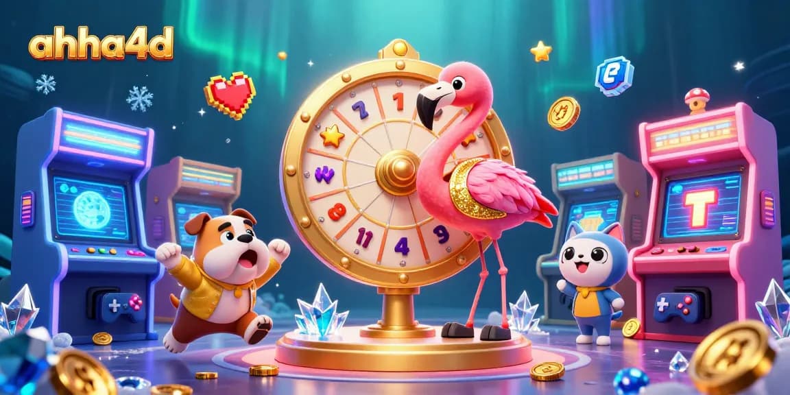 Spin the giant prize wheel with ahha4d for exciting arcade gaming experiences and winning moments.