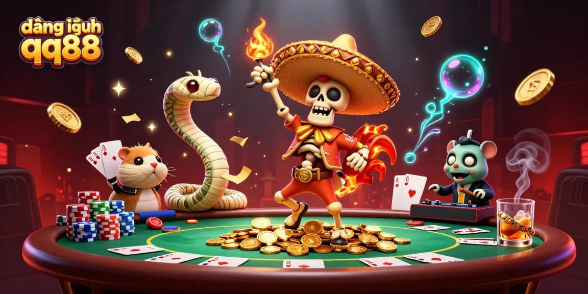 Engage in thrilling online play with đăng nhập qq88 amidst vibrant casino action and dynamic characters.