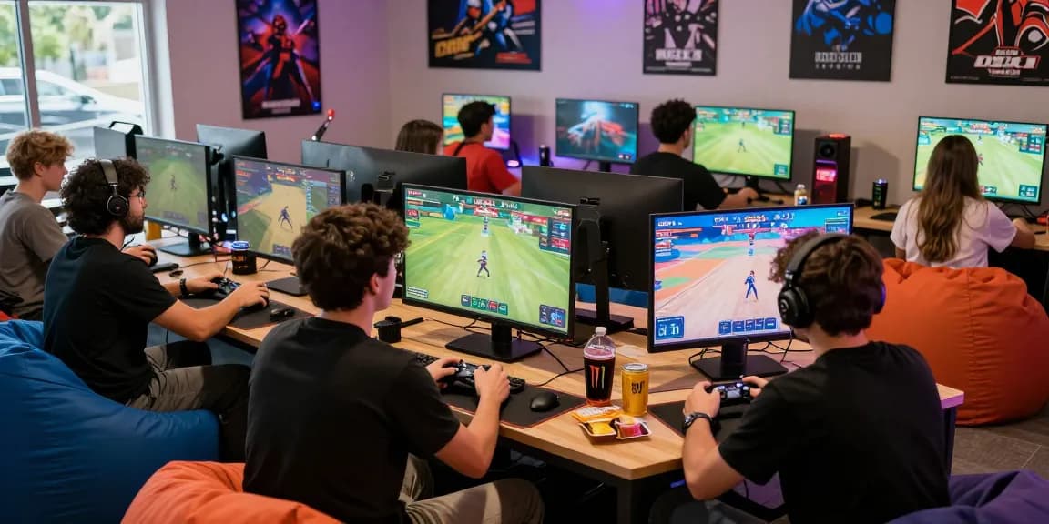 Pengalaman bermain polo4d yang seru dengan tim pemain di dalam ruangan gaming.