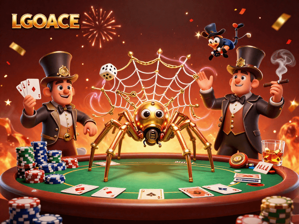 LGOACE delivers an exciting casino experience with vibrant poker chips and captivating gameplay elements.