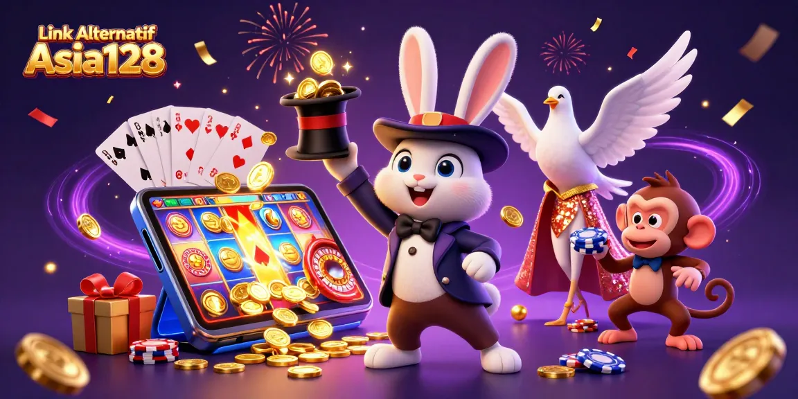 Experience the excitement of winning with Link Alternatif Asia128 and a magical gambling adventure.
