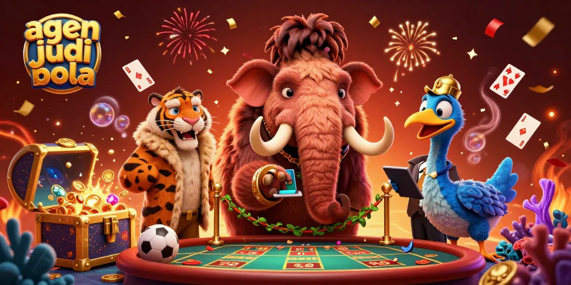 Experience thrilling sports betting action with agen judi bola showcasing vibrant characters and dynamic game elements.