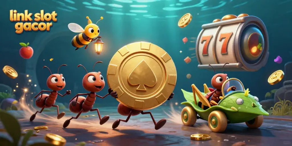 Menyaksikan aksi menarik tim kartu semut dalam misi mereka yang melibatkan link slot gacor dan simbol slot emas.
