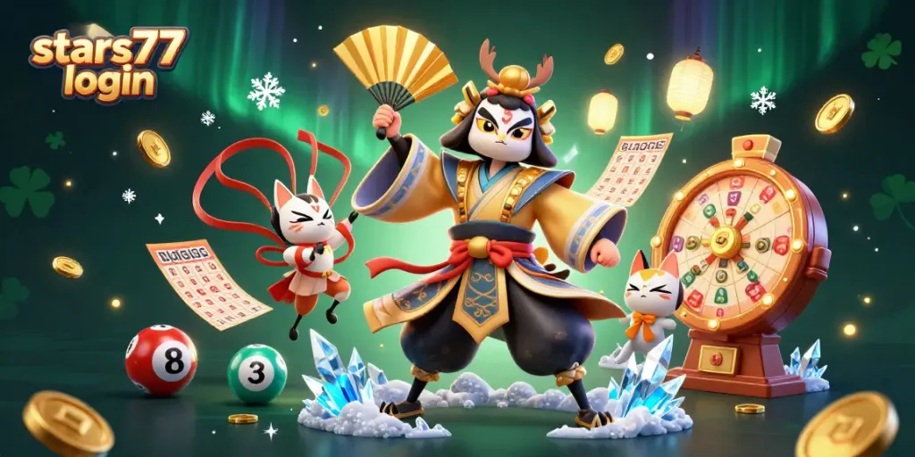 Permainan togel menarik dengan stars77 login, tarik bola nomor untuk memenangkan hadiah besar.