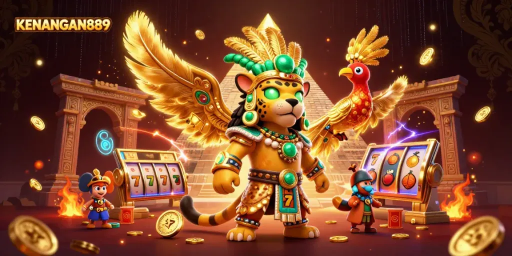 Experience the exhilarating gameplay of KENANGAN889 with vibrant graphics and rich casino elements.