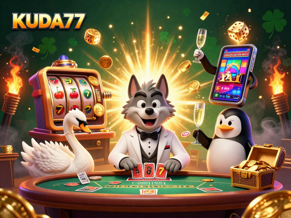 Menangkan jackpot di KUDA77 dengan slot menghipnotis dan suasana perjudian yang megah.