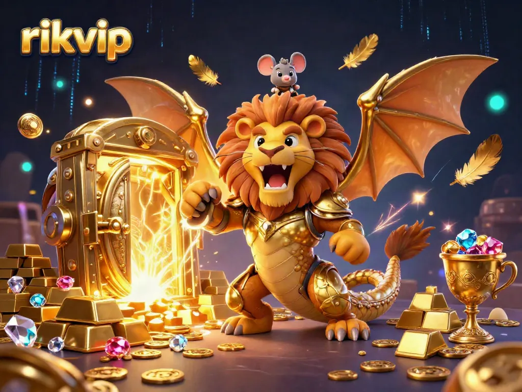 Engage with rikvip's vibrant online casino experience, featuring treasures and roaring chimera