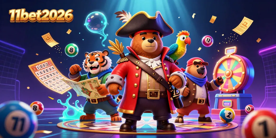 Win big with 11bet2026 in an exciting lottery adventure featuring vibrant characters and game elements.