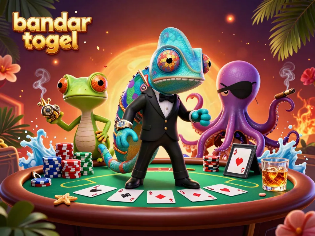Meraih kemenangan dalam bandar togel dengan ilustrasi 3D kasino yang menarik.