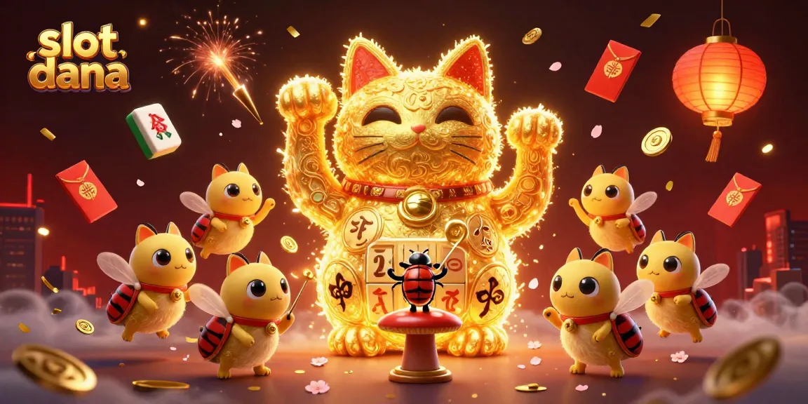 Mainkan slot dana dengan pengalaman visual menakjubkan dari WopSlot yang dipenuhi simbol keberuntungan dan elemen kasino.