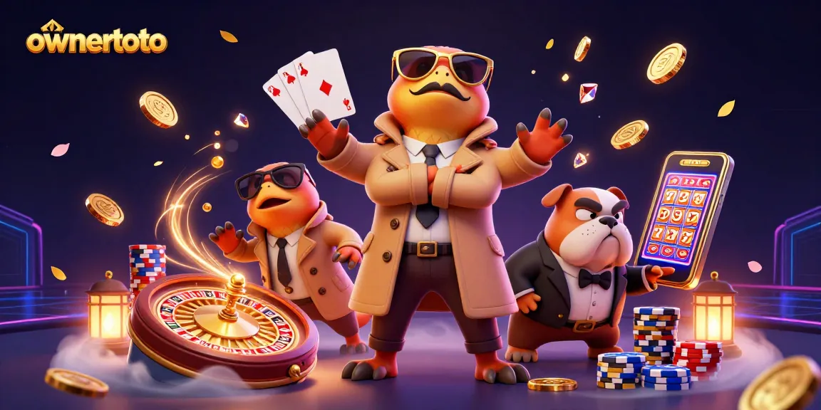 Menangkan di ownertoto dengan raptor lucu beraksi di lounge kasino VIP.