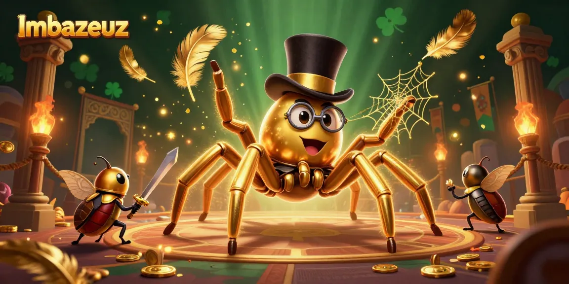 Mengamankan kemenangan bersama Imbazeuz di kasino dengan tarantula emas raksasa dan ksatria beetle.