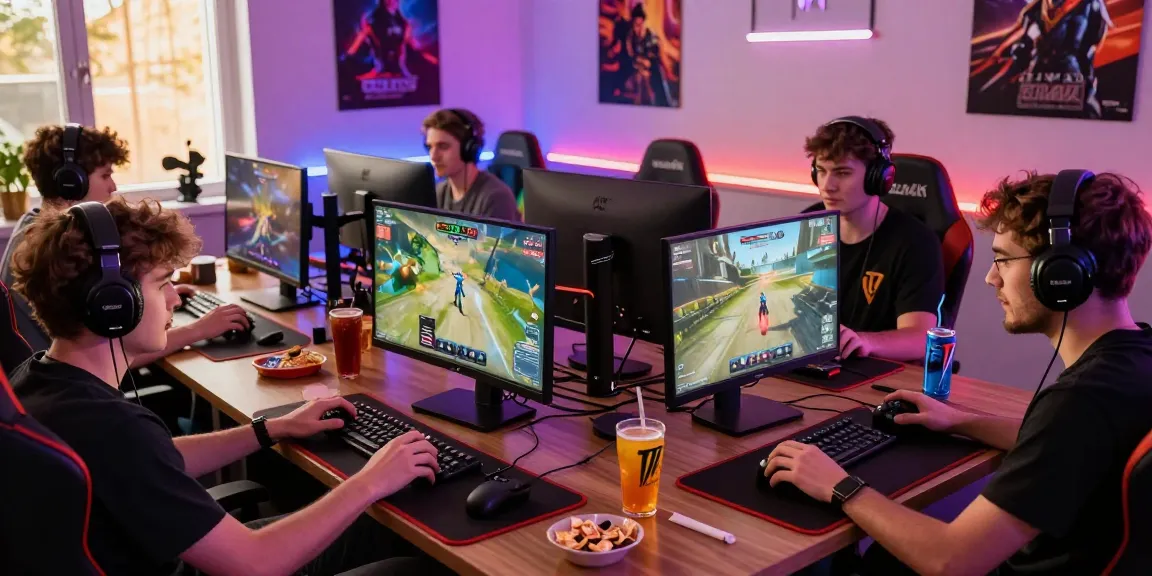 CIKA4D gaming community with players engaged in thrilling online games and vibrant setups.