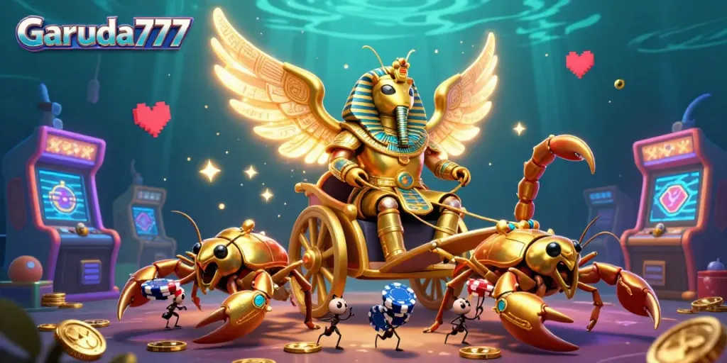 Rasakan pengalaman bermain Garuda777 dengan simbol keberuntungan dan bermain slot interaktif yang menyenangkan.