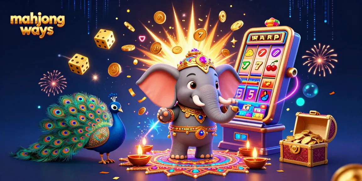 Experience excitement with Mahjong Ways, featuring vibrant characters and thrilling casino elements in a dynamic scene.
