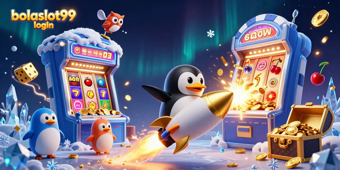 Experience the excitement of bolaslot99 login through dynamic 3D casino illustration art.