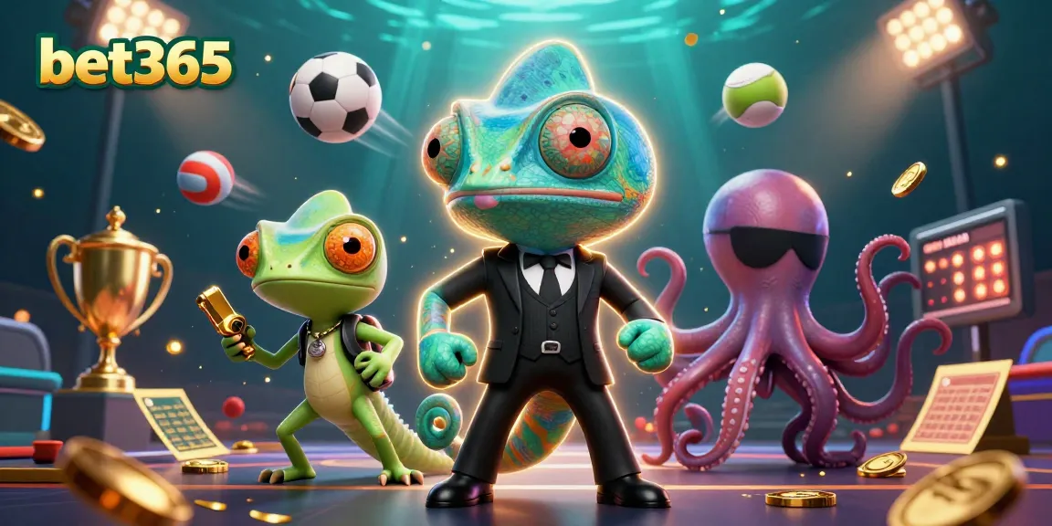 Enhance your winnings with bet365's engaging betting experience featuring vibrant 3D characters.