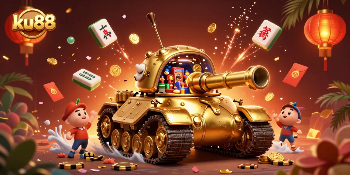 Engage with ku88 and access a miniature casino inside a golden beetle tank.
