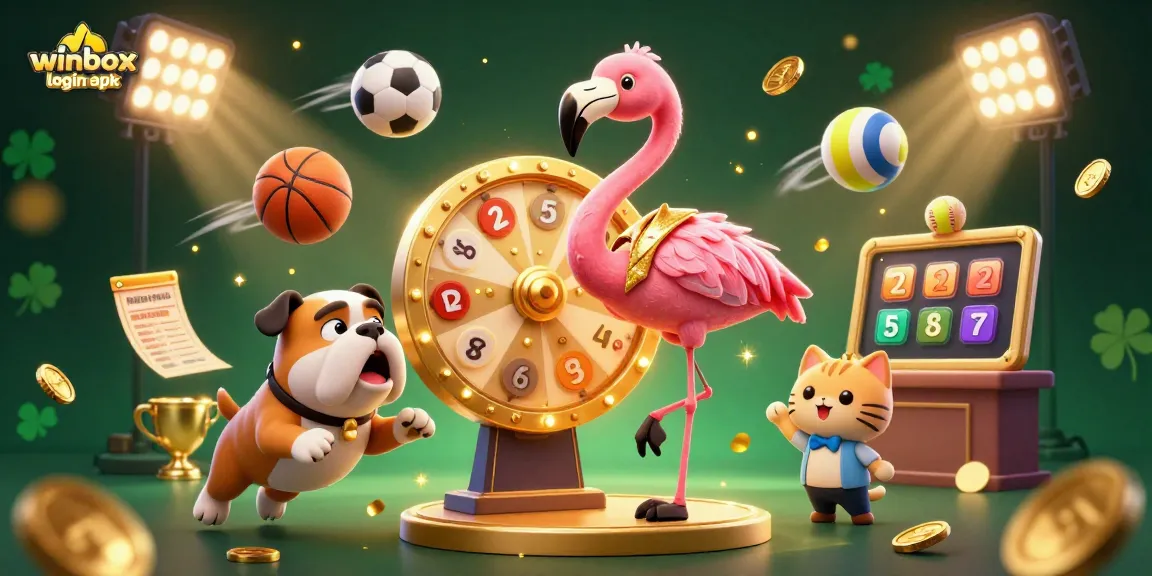 Play exciting games at winbox login apk with special prizes, vibrant characters, and dynamic sports action.