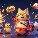 Experience thrilling gaming action with Jun88 in this vibrant 3D casino illustration.