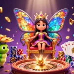 Experience the excitement of luckywin with a vibrant gaming scene featuring dazzling casino elements.