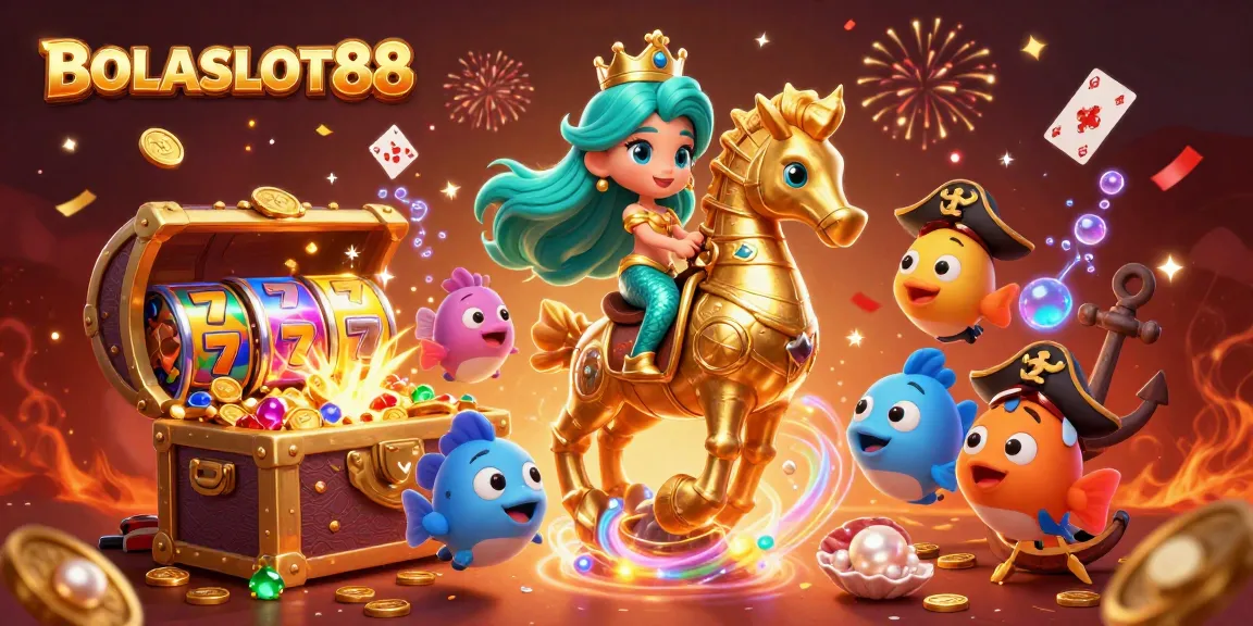 BOLASLOT88 menghadirkan keseruan dengan slot dan koin emas yang melimpah, semua dalam ilustrasi kasino yang menakjubkan