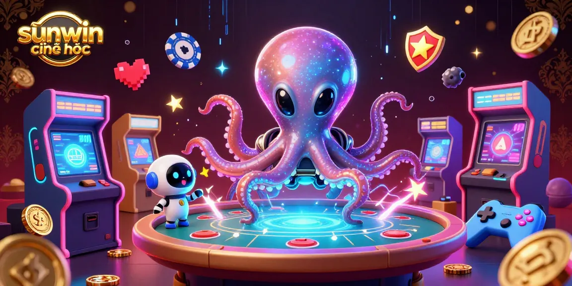 Engage in thrilling gameplay at sunwin chính thức with vibrant casino elements and extraterrestrial characters.