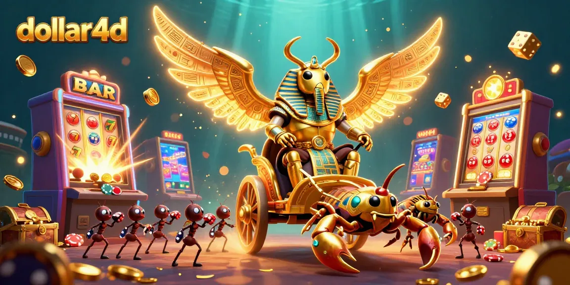 Experience dollar4d excitement with vibrant jackpot scenes and animated gaming elements.