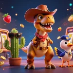 Menangkan jackpot di Slot Pakai Dana 10K dengan karakter kartun dan elemen kasino mengesankan.