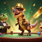 Experience man88's thrilling blackjack under a vibrant 3D casino scene filled with action and intrigue.